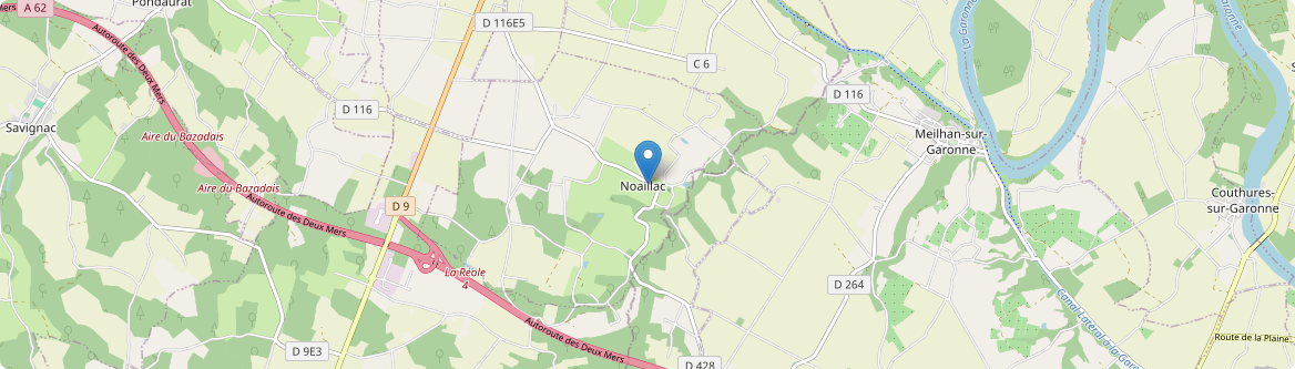 Noaillac - Carte