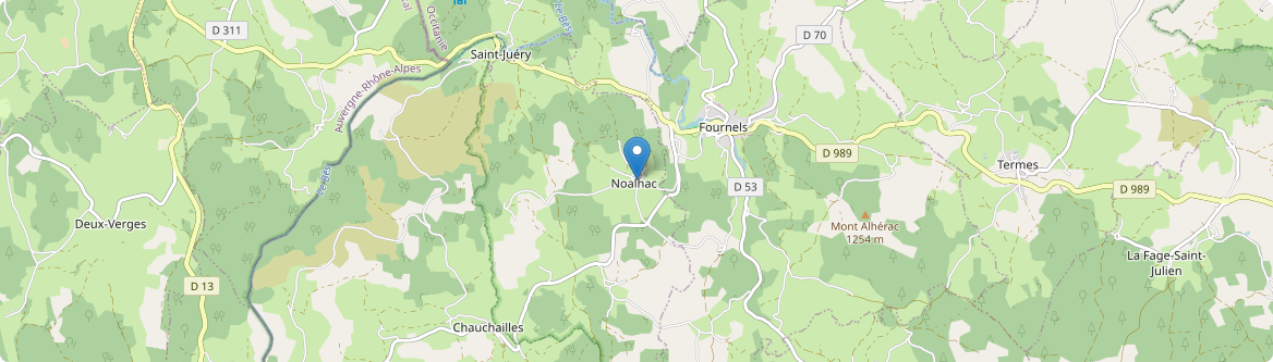 Noalhac - Carte