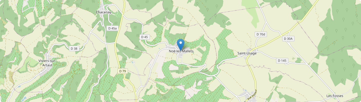Noé-les-Mallets - Carte