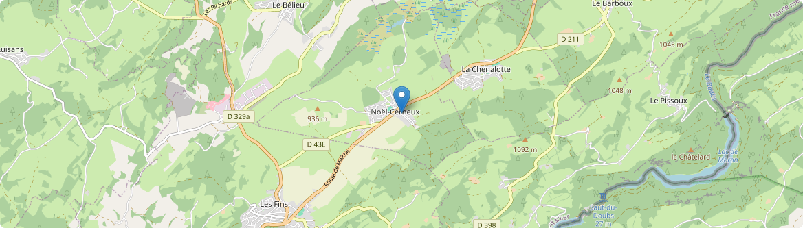 Noël-Cerneux - Carte