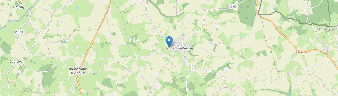 Nogent-le-Bernard - Carte