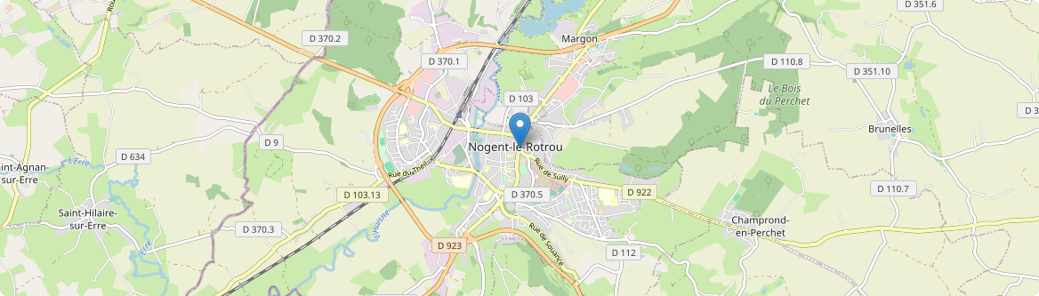 Nogent-le-Rotrou - Carte