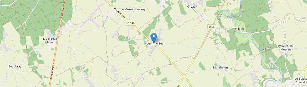 Nogent-le-Sec - Carte