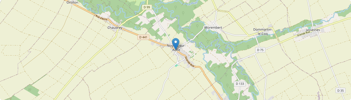 Nogent-sur-Aube - Carte