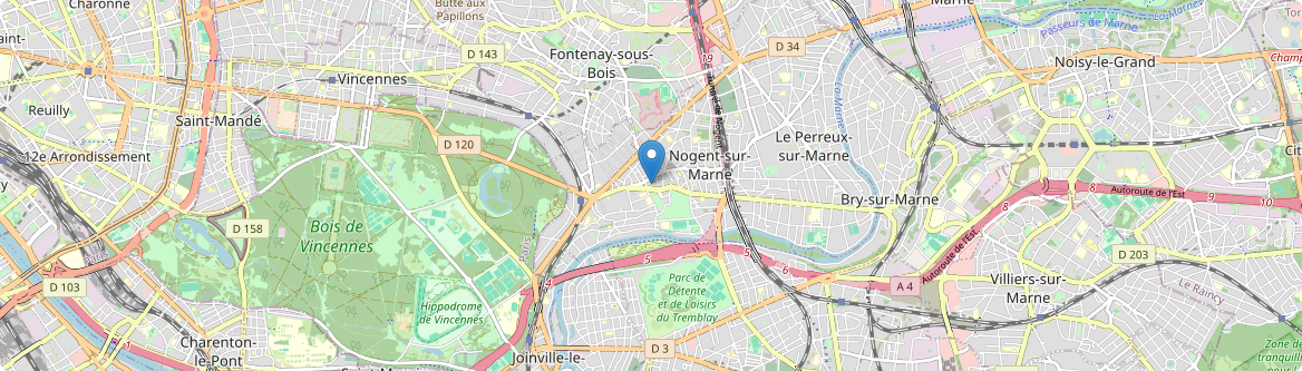 Nogent-sur-Marne - Carte