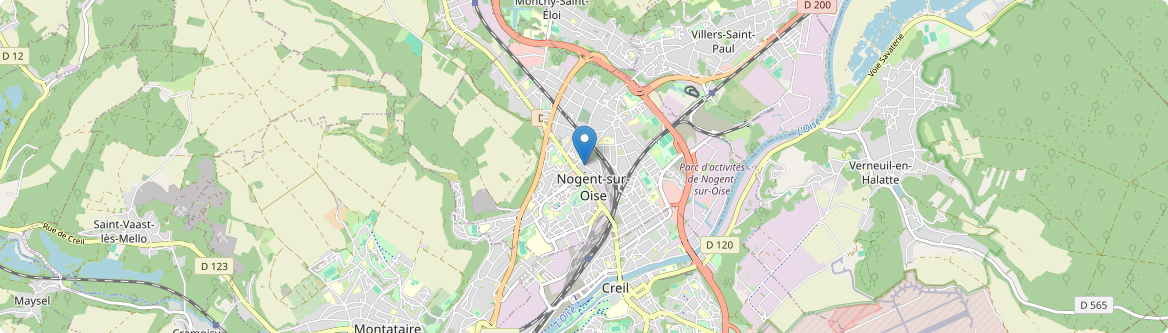 Nogent-sur-Oise - Carte