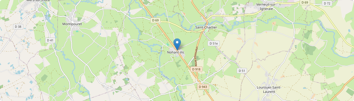 Nohant-Vic - Carte