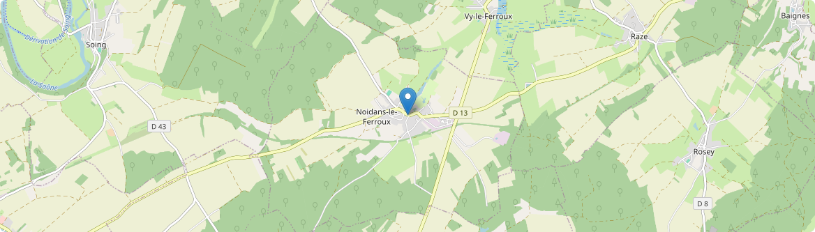 Noidans-le-Ferroux - Carte
