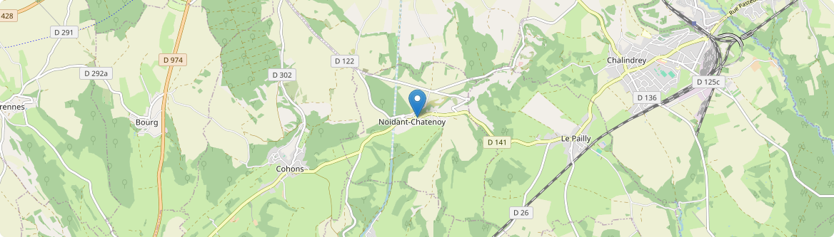 Noidant-Chatenoy - Carte