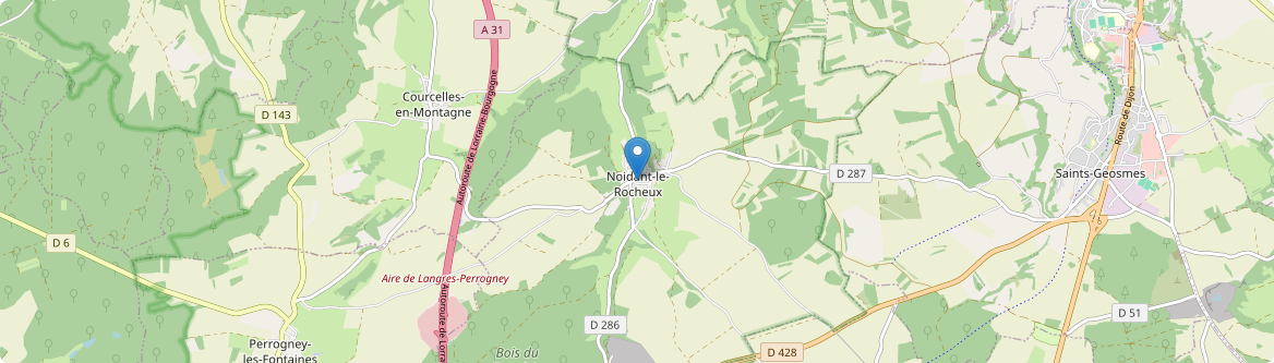 Noidant-le-Rocheux - Carte