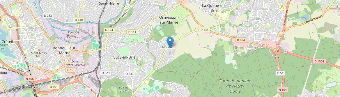 Noiseau - Carte