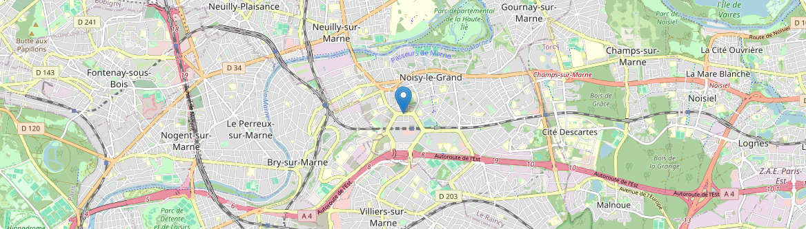 Noisy-le-Grand - Carte