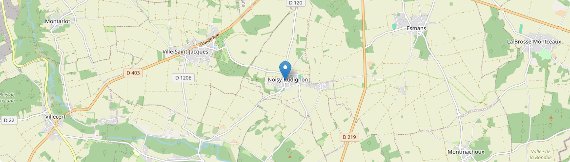 Noisy-Rudignon - Carte