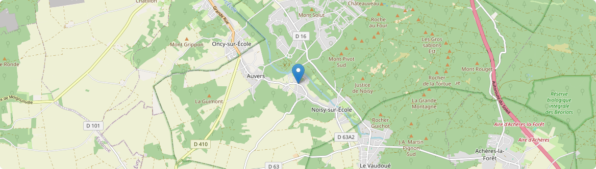 Noisy-sur-École - Carte