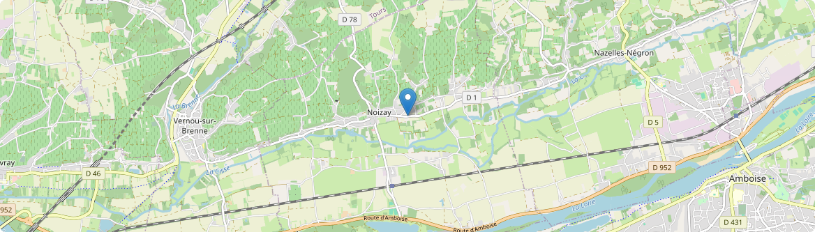 Noizay - Carte