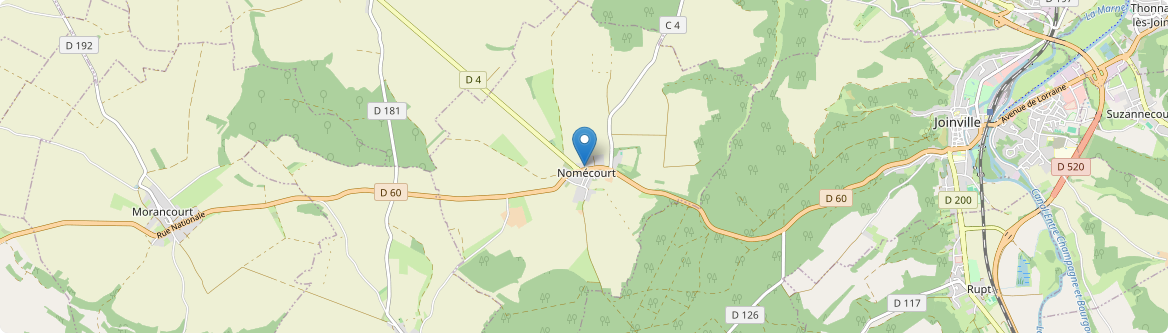 Nomécourt - Carte