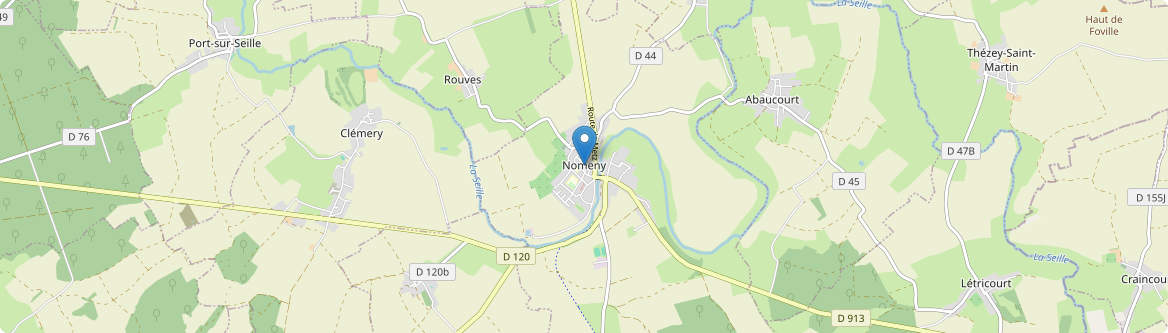 Nomeny - Carte