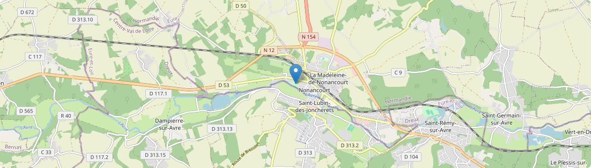 Nonancourt - Carte
