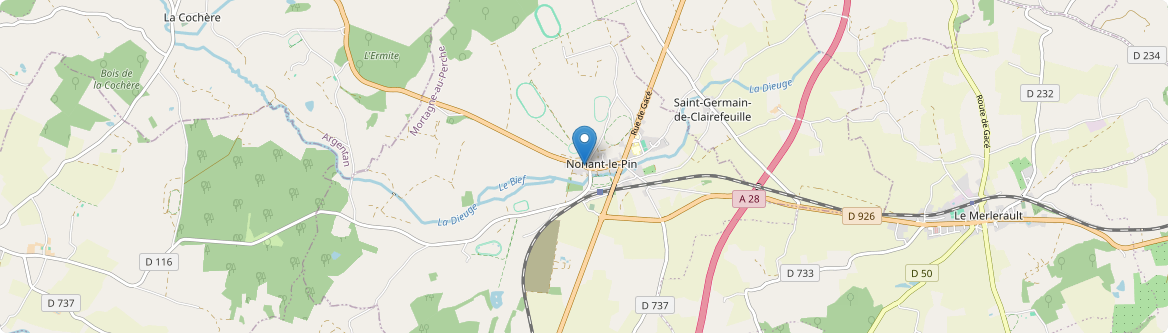 Nonant-le-Pin - Carte