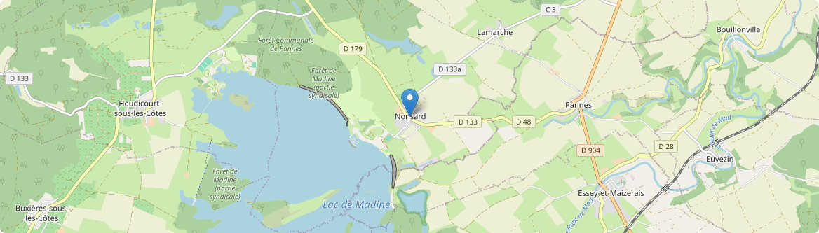 Nonsard-Lamarche - Carte