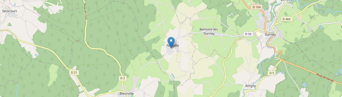 Nonville - Carte