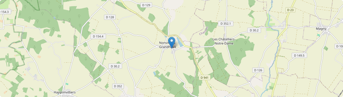 Nonvilliers-Grandhoux - Carte