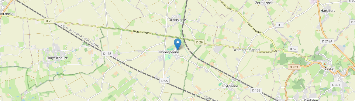 Noordpeene - Carte