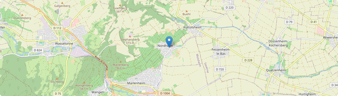Nordheim - Carte