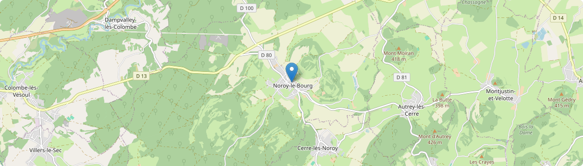 Noroy-le-Bourg - Carte