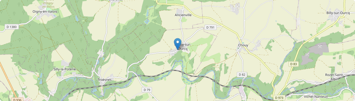 Noroy-sur-Ourcq - Carte