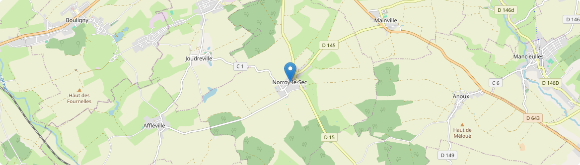 Norroy-le-Sec - Carte