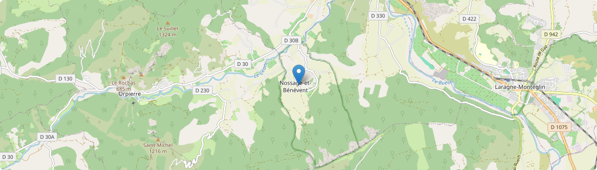 Nossage-et-Bénévent - Carte