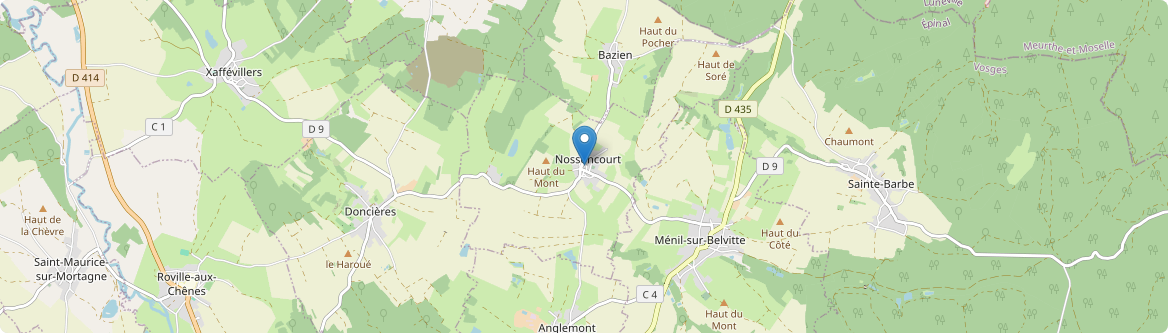 Nossoncourt - Carte