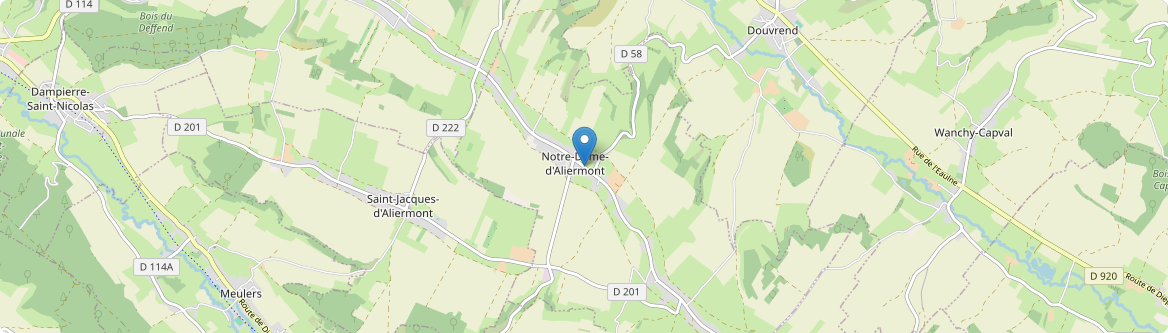 Notre-Dame-d'Aliermont - Carte