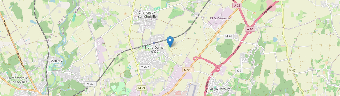 Notre-Dame-d'Oé - Carte