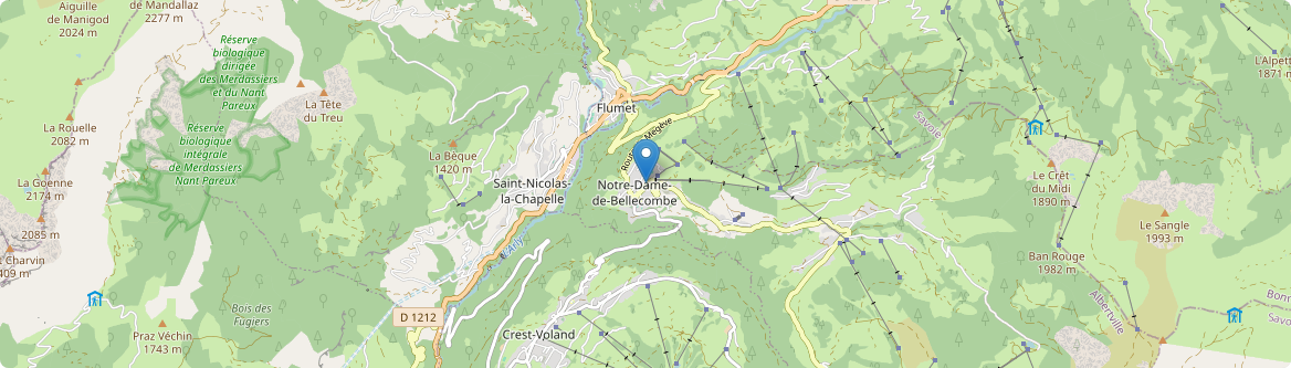 Notre-Dame-de-Bellecombe - Carte