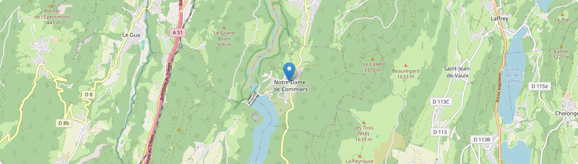 Notre-Dame-de-Commiers - Carte