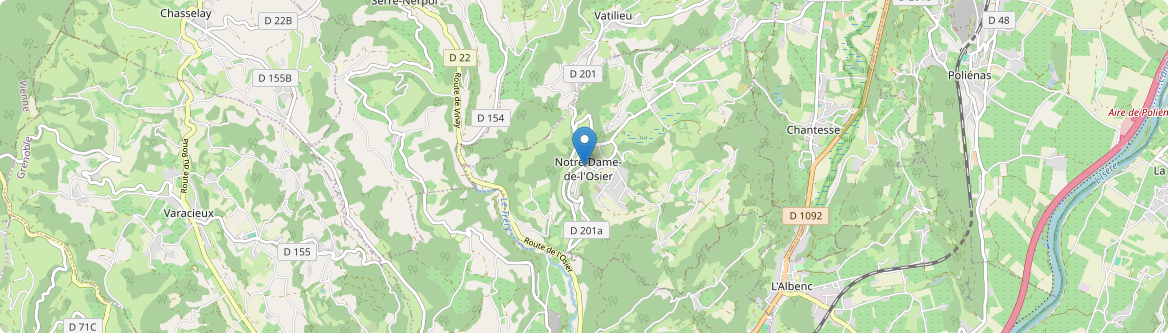 Notre-Dame-de-l'Osier - Carte