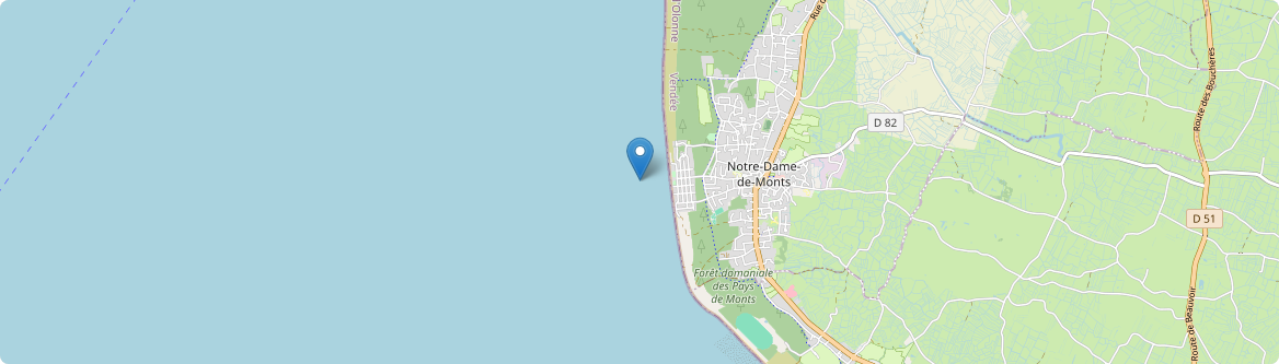 Notre-Dame-de-Monts - Carte