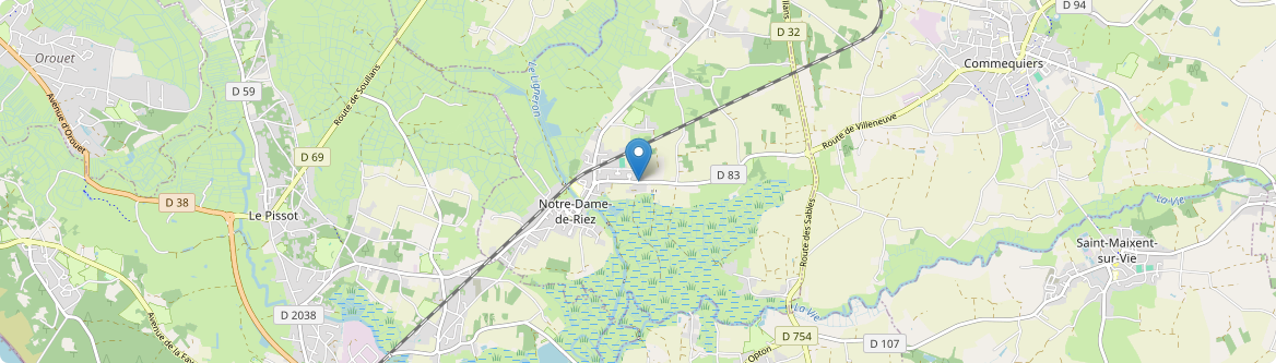 Notre-Dame-de-Riez - Carte