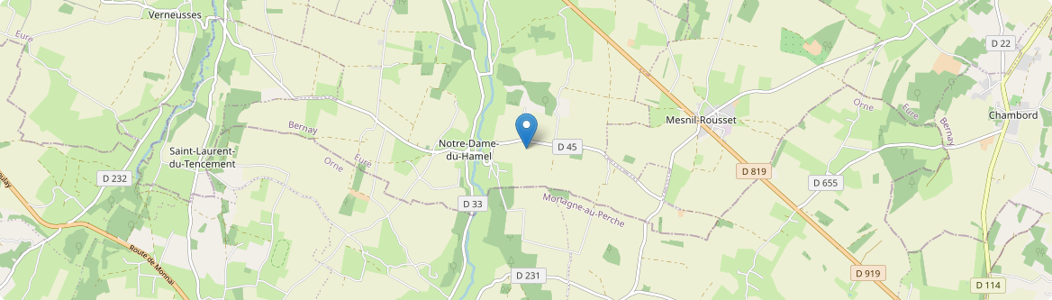 Notre-Dame-du-Hamel - Carte