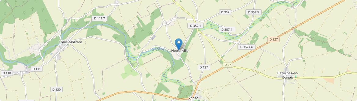 Nottonville - Carte