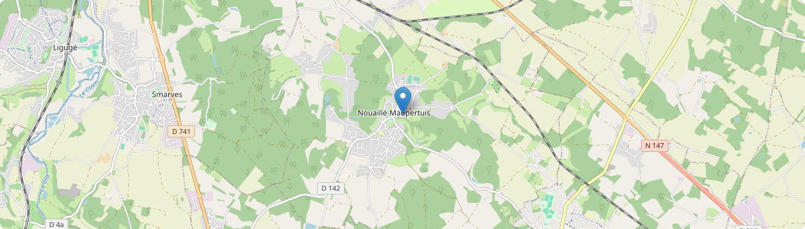 Nouaillé-Maupertuis - Carte