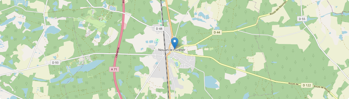 Nouan-le-Fuzelier - Carte