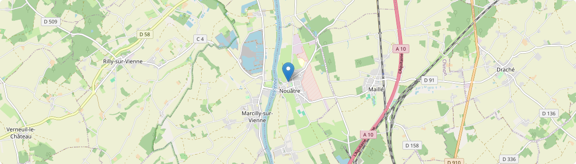 Nouâtre - Carte
