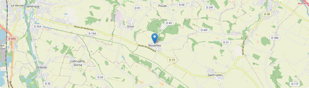 Noueilles - Carte