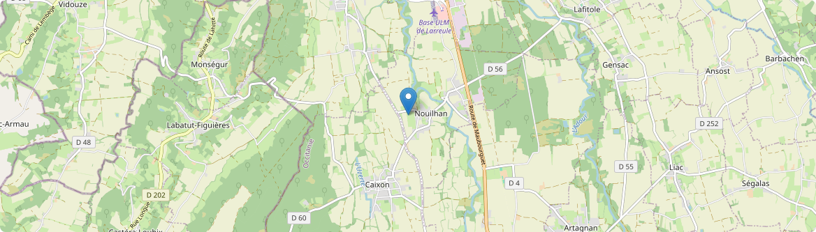 Nouilhan - Carte