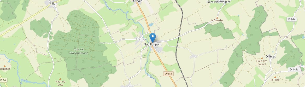 Nouillonpont - Carte