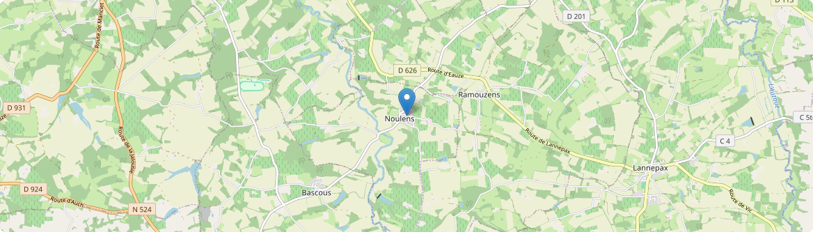 Noulens - Carte