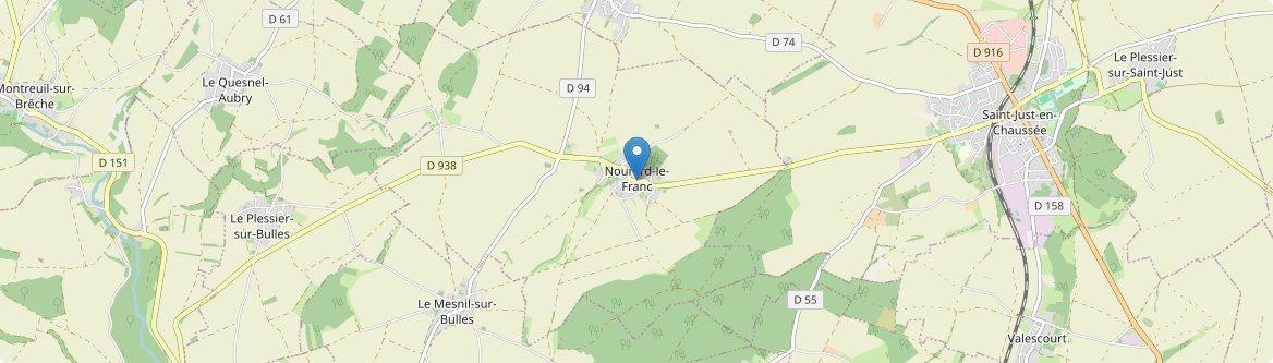 Nourard-le-Franc - Carte